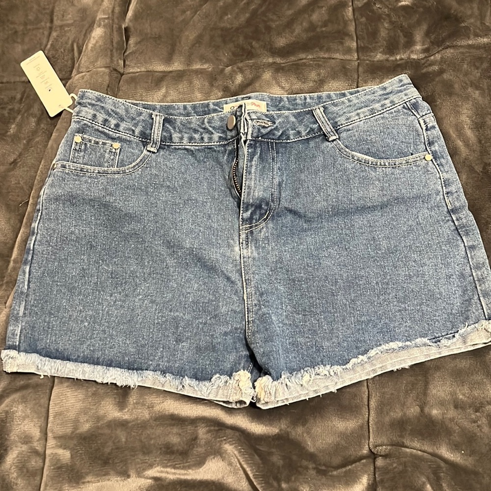 Jeans high waisted women shorts